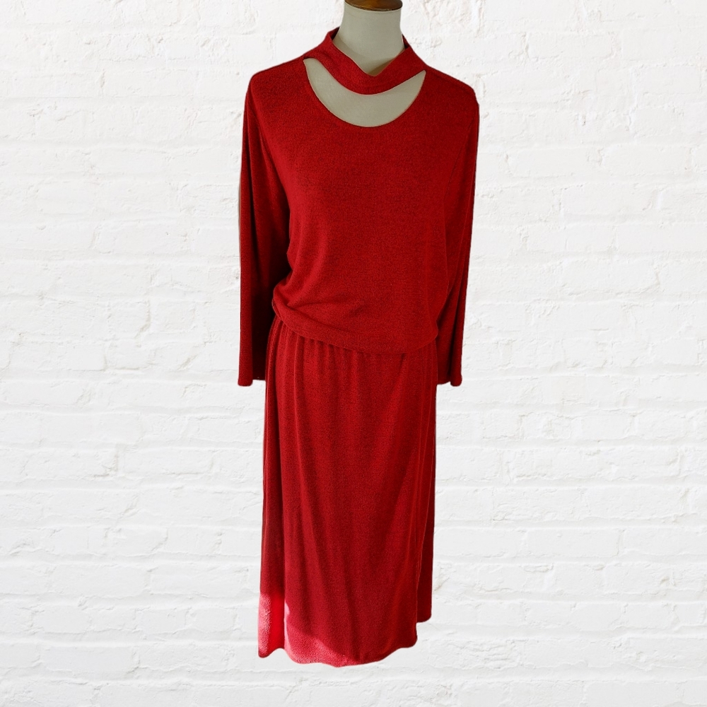 NWT Lane Bryant Size 22/24 Red Dress